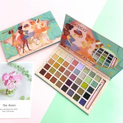 China Waterproof 40 Color IGOODCO Eye Shadow Custom Factory Direct  include brush Pearlescent Matte Cosmetics Matte Metallic Natura  Eye Shadow Applicator Kawai IGOODCO ONEYIOO for sale