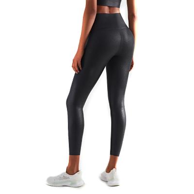 China Antibacterial Soft Dye Fitness Soft Tie Print Compression Women High Waist Workout Leggings Fits Running Pants for sale