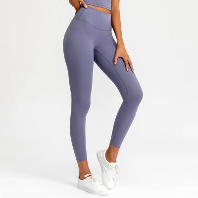 China 0775 breathable lulu shade line ups leggings squatproof waisted yoga tights for sale