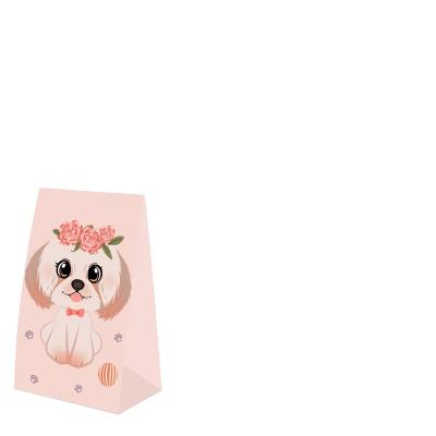 China Handmade Lovable Puppy Theme Party Supplies Candy Gift Paper Bag For Boy, Girl, Puppy Party for sale