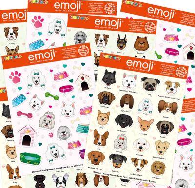 China Waterproof Party Supply Classroom Reward Gift Dog Stickers Puppy Stickers For Kids Cute Dogs Stickers 200PCS for sale