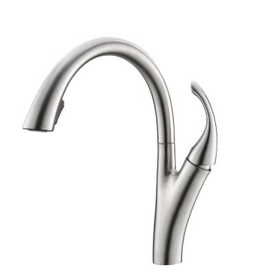 China Modern Brand New Brush Nickel Implant Spray Taps Cold Water Kitchen Faucet With Cupc Certificate for sale