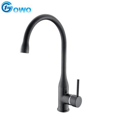 China Popular Stone Blackened Modern Style Sink Kitchen Hot And Cold Individual Water Faucet for sale