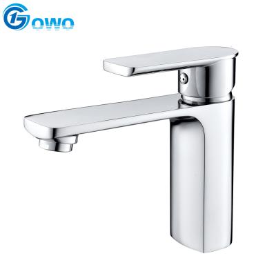 China Modern Style Brass Material Modern CE Certificate Chrome Plated Surface Mount Bathroom Faucet for sale