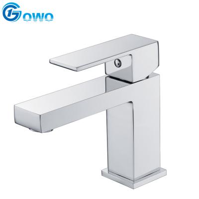 China Good Quality Chrome Surface Modern Brass Material Bathroom Faucet for sale