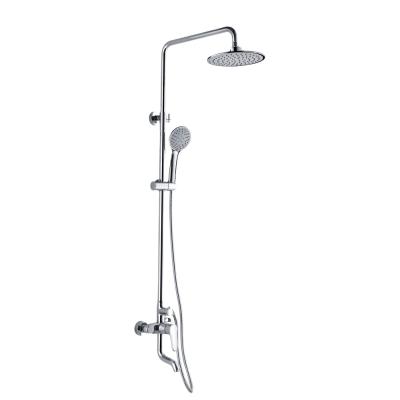 China Without Slide Bar Body Stainless Steel Hose Good Quality Brass Flexible Bath Shower Luxury Set for sale