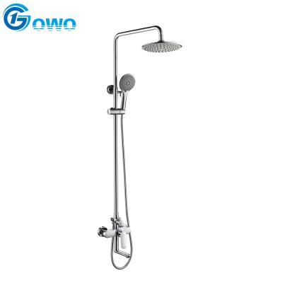 China Without Slide Bar Hot Selling Popular Style Brass Luxury Body Rain Shower Bath Faucet for sale