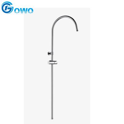 China Modern Stainless Steel Chrome Arm Rainfall Shower Accessories Bathroom Shower Outdoor Column Pipe for sale