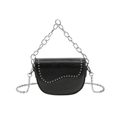 China Fashion DH Designer Brand Wholesale Popular Chain Handbags Crossbody Bags Fashion Women's Saddle Bags Diamonds Shoulder Purses For Women for sale