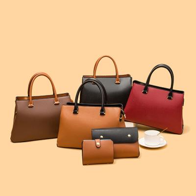 China Fashion DH Luxury Leather Purses 3 In 1 Handbags Ladies Bags Designer Handbags Famous Brands Handbag Set For Women for sale