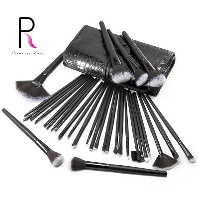 China Angular Blush Competitive Price Customized Goat Hair 32 Pieces Beauty Cosmetic Kit Tool Set Brush Makeup for sale