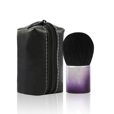 China Luxury Sexy Smudge Brush Foundation Brush Makeup Powder Blush Beauty Brushes Travel Cosmetic Tool Kabuki Brush With Bag for sale