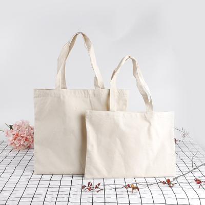 China Environmental Protection Beautiful Logo Advertising Full Cotton Color Custom Made Printing Environmental Protection Canvas Tote Bag With Pocket for sale