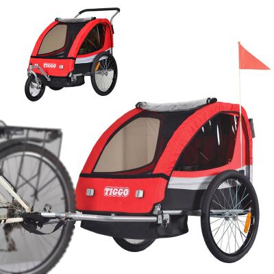 China Other Multifunctional Folding Baby Trailer Baby Trailer Portable Bike Kids Trailers for sale