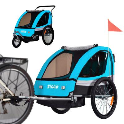 China Other Popular Trailers 2022 Bike Trailer For Kids With Bike Hitches Reflectors for sale