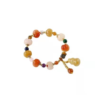 China High Quality Jade Colored Natural Gold Bracelet Colors Bracelets Gift Jewelry Natural Stone for sale