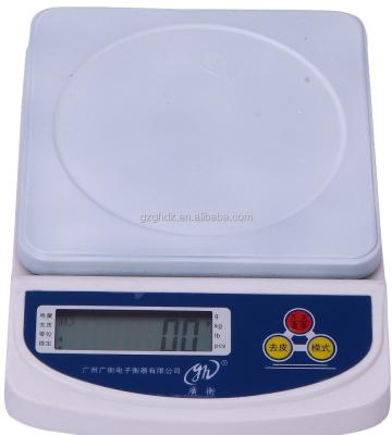 China Kitchen Scales 3Kg/0.1g Household Green Backlight Electronic Kitchen Scale Food Scale for sale