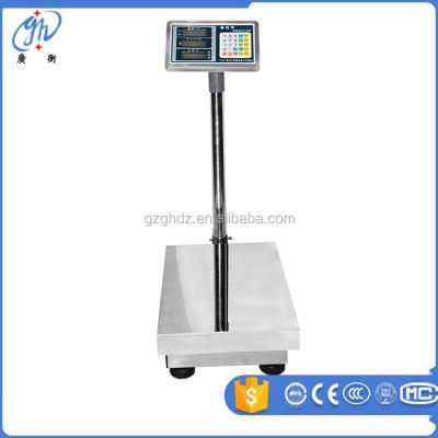 China Canton guangheng tcs platform scale 300kg automatic zero adjustment electronic waterproof scales for sale