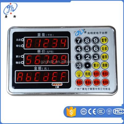 China Price Calculating Stainless Steel Full Price Weighing Indicator / Retail Digital Part Of Weighing Indicator for sale