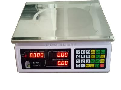 China Computing Type Electric Platform Counting Scale 40kg 5g Kitchen Digital Price Scale Floor Scale for sale