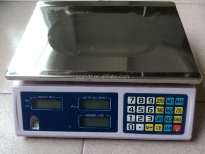 China Chip Counting Vegetable Scale Electronic Parts / Electronic Scale Manual 30kg 10g acs system for sale