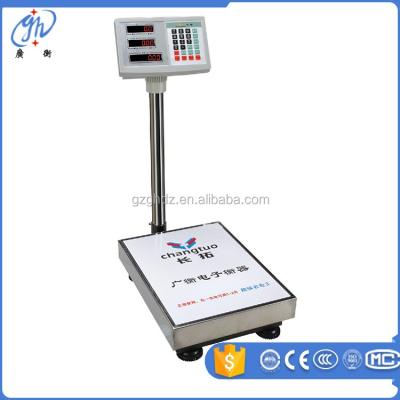 China 4 keys 300kg Canton guangheng factory price electronic platform scale Electronic platform scale for sale