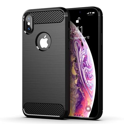 China Anti-fall Luxury Soft Tpu Back Cover For iphone XR Shockproof Phone Case For iphone xs max for sale