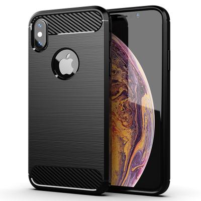 China Anti-fall sublimation soft Tpu back cover for iphone se2 plus silicone phone case for iphone X for sale