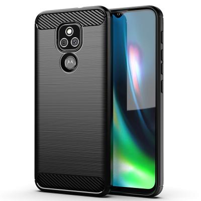 China Contracted for moto E7 plus tpu carbon fiber phone case cover for sale