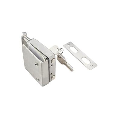 China Easy To Install Sturdy Factory Manufactured Aluminum Alloy Glass Door Accessories Glass Door Lock for sale