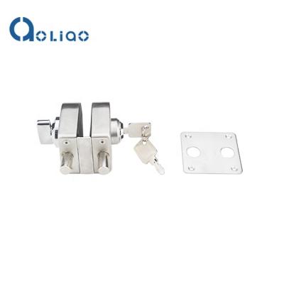 China Easy to install office stable zinc alloy sight accessories best selling glass door lock for sale