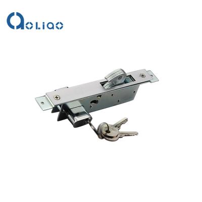 China HK Core Lock Body Security Door Accessories High Quality Hardware Sliding Frameless Aluminum Glass Door Lock for sale