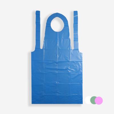 China Customized cleaning aprons disposable plastic waterproof pe kitchen apron sleeveless apron for sale for sale