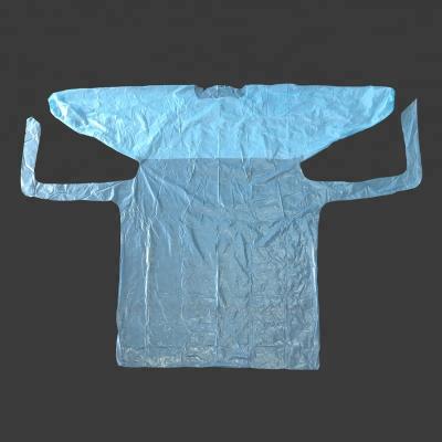 China Housework ; Medical; Beauty salon factory directly sell health premium over the - head plastic sheet dresses color cheap waterproof blue dress price dental gowns for sale