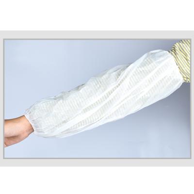 China Elastic Disposable Waterproof Plastic PE Polyethylene Arm Cooling Sleeve for sale