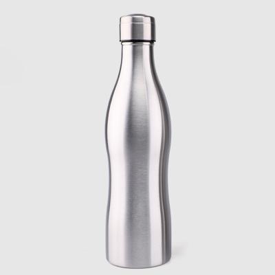 China Sustainable 24 Hour Retention Cola Shape Hot Cold Double Wall Insulated Thermos Sports Drinking Stainless Steel Water Bottles With Custom Logo for sale