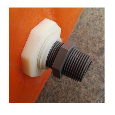 China Water tank bulkhead adapter, water filter pressure tank valve, water part fittings for sale