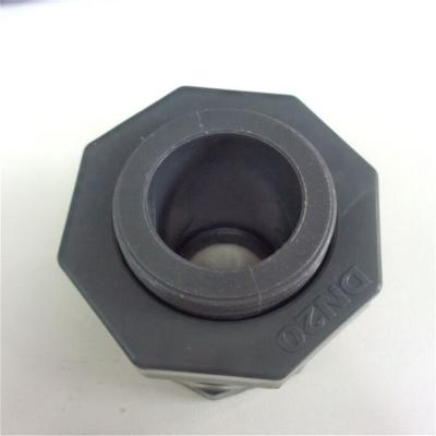 China Plastic Water Tank Bulkhead For Water Container Tank Connector Fittings for sale