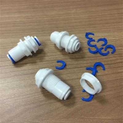 China 4inch DN100 110MM Plastic Water Tank Bulkhead For Water Container Tank Connector Fittings for sale