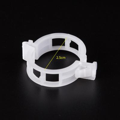 China FACTORY SUPPORT PRODUCTS PRODUCTS CLASSIC white color plastic tomato clip 24mm PLASTIC plant cuts tomato clip for sale