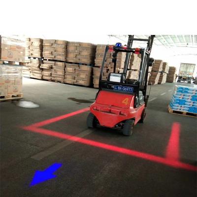 China Safety Boundary Area Light Reverse Range Indication Wide Curved Straight Line Red And Blue Light 12-80V Te koop