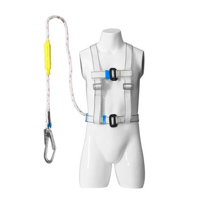 Κίνα Outdoor High Altitude Work Full Body Five Point Fall Arrest Safety Rope Set προς πώληση