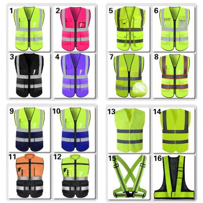 China Reflective Vest Reflective Suit Traffic Construction Worker Fluorescent Suit Sanitation Jacket for sale