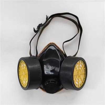 China Professional High Quality Anti Harmful Gas Anti-Dust Spray Chemical Gas Dual Cartridge Respirator Paint Filter Mask for sale