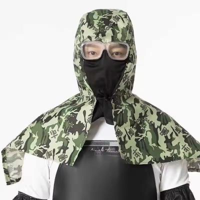 China Dust Proof Cap With Glasses Shawl Cap Hood Seal Labor Personal Protective Cap Breathable Seal Anti Fog Face Shields for sale