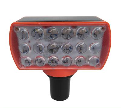 China Traffic Construction Flashing Warning Lights Lamp Led Solar Road Safety Traffic Barricade Warning Light for sale