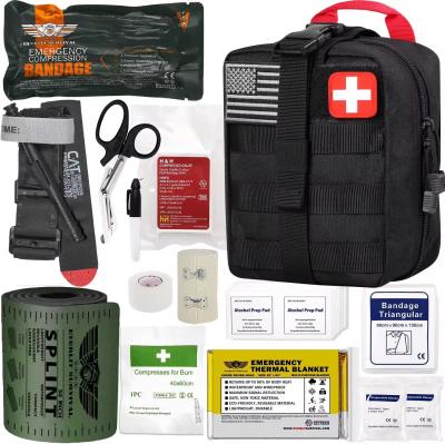 Chine Commercialisation en gros Portable Ifak Molle Sac utilitaire Poche trousse de premiers secours tactique avec équipement fournitures médicales pour l'extérieur à vendre