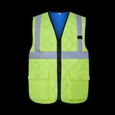 China Summer New Evaporative Cooling Ice Vest Water Activated Cooling Vest Water for sale