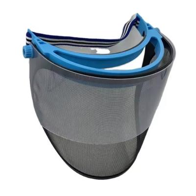 China Visor de proteção facial de malha Visor de proteção facial à prova de salpicos Visor de proteção facial à prova de salpicos Cascos florestais Equipamento de proteção individual Proteção facial à venda