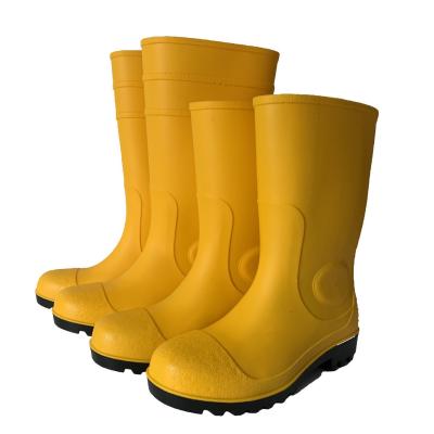 China PVC Safety Steel Toe Rain Boots Oil Industry for Work for sale